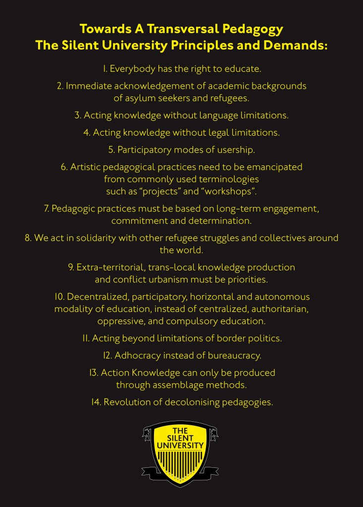 Silent-Uni-principles and demands_Website
