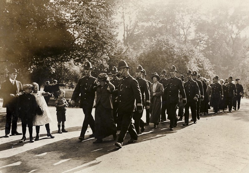 03_Flora Drummond under Arrest_1914_flickr